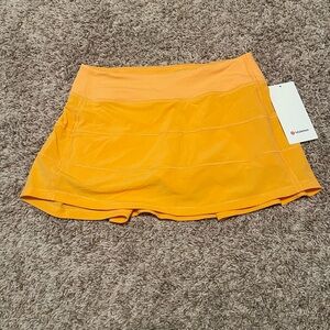 NWT Lululemon athletica Orange Skirt